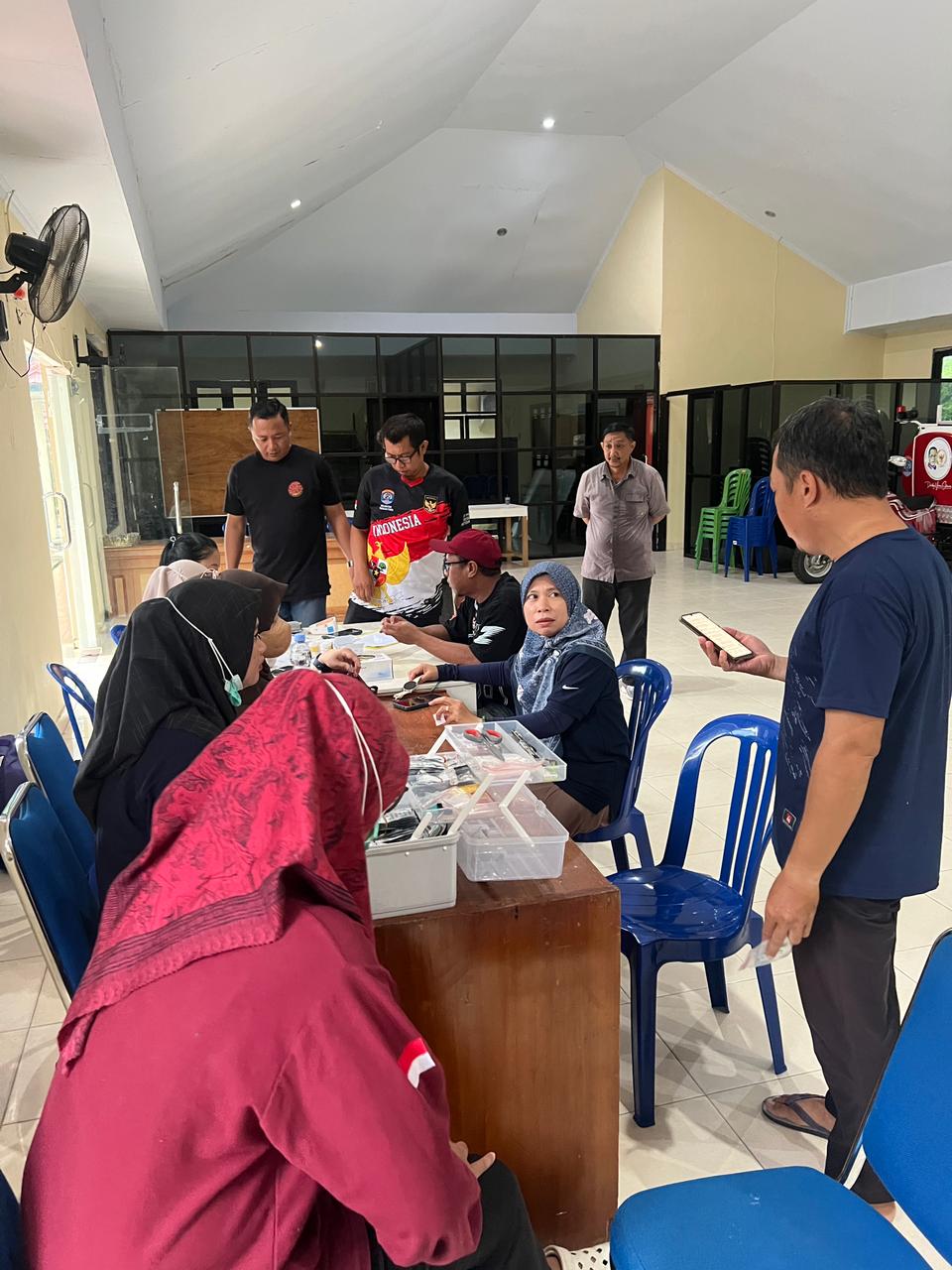 Pemeriksaan Kesehatan Gratis Di Lingkungan Kerja Puskesmas Juata